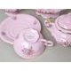 Tea set for 6 pers. Sonata, Leander decor 13, rose china