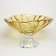 Crystal Bowl Plantica Amber, 33 cm, Aurum Crystal