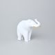 Baby Elephant 12,3 x 10 x 7,3 cm, White + Gold, Royal Dux Bohemia