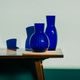 Carafe / vase 1900 ml, Dark Blue - Tethys, Kvetna 1794 Glassworks