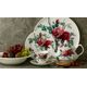 English Rose: Cup 420 ml + saucer breakfast, Roy Kirkham fine bone china