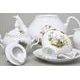 Tea set for 6 persons, Thun 1794 Carlsbad porcelain, BERNADOTTE hunting