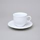 Verona white: Cup 190 ml + saucer 150 mm, G. Benedikt 1882, bottom sign