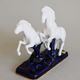 Running horses 19 x 6 x 14,5 cm, isis, Porcelain animals Duchcov