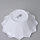 Bowl 16 cm Diamond white, Sunflower, Goldfinger porcelain