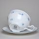 Šálek a podšálek čajový 320 ml / 18 cm, Thun 1794, karlovarský porcelán, BERNADOTTE kytička