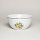 Bowl Mozart 14 cm, Fruits decor, golden line, Cesky porcelan a.s.