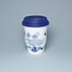 Cup for coffee "To Go" 310 ml with silicone cap, Original Blue Onion Pattern