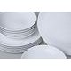 Talířová souprava 12 ks, mělké 27,5 cm + hluboké 21 cm, Amina bílá, porcelán Seltmann