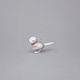 Porcelain Decoration - Bird small, 16,2 cm, different colors, Goldfinger porcelain