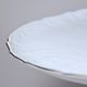 Cake plate on stand 32 cm, Thun 1794 Carlsbad porcelain, BERNADOTTE gold line