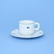 Cup 180 ml + saucer 17 cm, Benedikt blue flowers, G. Benedikt 1882