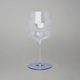 Crystal Hand-made Wine Glass 650 ml, Kalyke - Light Blue, Kvetna 1794 glassworks