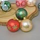 12-piece Set of Christmas Tree Decoration Balls, 6 cm, Czech glass