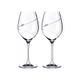 Silhouette Celebration - Set of 6 Red Wine Glasses 470 ml, Swarovski Crystals