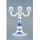 Candle holder 3-arm 25 cm, Original Blue Onion Pattern
