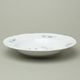 Talíř hluboký 23 cm, Thun 1794, karlovarský porcelán, BERNADOTTE motýli