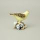 Bunting bird 11 x 14 cm, Luxor, Royal Dux Bohemia
