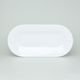 Bohemia White, Dish oval middle 35,5 x 17,5 cm, Pelcl design, Cesky porcelan a.s.