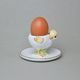 Kalíšek na vejce 7 cm, Kuřátko žluté, porcelán Lindner