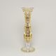 Cut Crystal Vase, 30 cm, Gold + Enamel, Jahami Bohemia