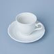 Cup 190 ml + saucer 155 mm, Ophelie white, Thun 1794