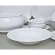 Dining set for 6 persons, Thun 1794 Carlsbad porcelain, Natalie white