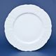 Plate flat 27 cm, Thun 1794 Carlsbad porcelain, BERNADOTTE white