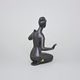 Nude Kneeling, 14 x 11 x 19 cm, Black fond, Porcelain Figures Duchcov