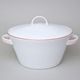 Soup tureen 3 l, Thun 1794, karlovarský porcelán, TOM red line
