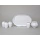 Cruet set 6 pcs., Thun 1794 Carlsbad porcelain, Bernadotte Frost, Platinum line