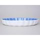 Baking bowl for cake 30 x 4 cm, Thun 1794 Carlsbad porcelain, BLUE CHERRY