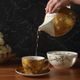 Teapot with warmer Van Gogh- Almond tree, 1,2 l, Fine Bone China, V. van Gogh, Goebel