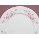 Pink line: Plate dessert 19 cm, Thun 1794 Carlsbad porcelain, BERNADOTTE roses