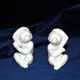 Monkey Mischief Salt and Pepper shakers 9 cm (white bisque decor), FRANZ porcelain