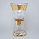 Crystal Vase Romantic "X", h: 305 mm, Gold, Ales Zverina - AZ Design