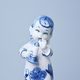 Girl with candle 14 cm, Original Blue Onion pattern