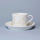 Coffee Cup 200 ml and Saucer 15 cm, TRIC Golden Stars, Arzberg Porcelain