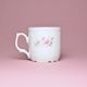 Pink line: Mug 250 ml, Thun 1794 Carlsbad porcelain, BERNADOTTE roses