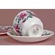 English Rose: Trio set - Šálek 220 ml, podšálek snídaňový a dezertní talíř, anglický kostní porcelán Roy Kirkham