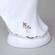 Lady 13,5 x 11 x 29 cm, White + Gold, Porcelain figures Duchcov