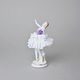 Tanečnice s krajkou (fialová) 8 x 6 x 12 cm, Kurt Steiner, Porcelánové figurky Unterweissbacher