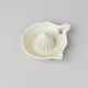 Lis na citron 11,5 x 12,5 cm, Thun 1794, karlovarský porcelán, BERNADOTTE ivory + kytičky