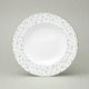 Plate deep 23 cm, Thun 1794, karlovarský porcelán, Natálie green flowers