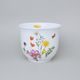 Květináč bez uch, bez nožky pr.15,5; v.13 cm, květinová louka, Český porcelán a.s.