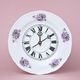 Wall Clock 24 cm with clockwork, Violet, Český porcelán a.s.