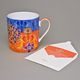 Mug 9 cm 300 ml, Orange, Foulard, Lamart: Palais Royal