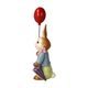 Rabbit figurine Boy with baloon 8 / 4.5 / 15cm, stoneware, Goebel