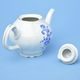 Tea pot 0,7 l, Thun 1794 Carlsbad porcelain, BERNADOTTE blue rose