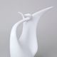 Labuť 18 x 13,5 x 17,3 cm, bílé, Porcelánové figurky Duchcov